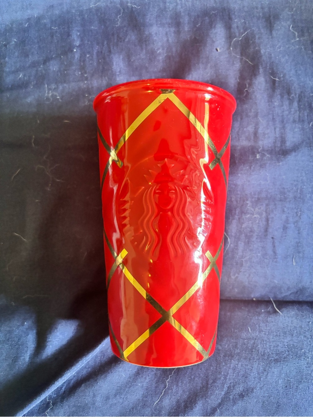 Starbucks holiday ceramic tumbler